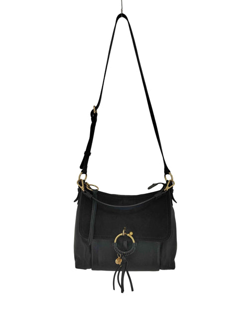 シーバイクロエ SEE BY CHLOE スエード切替 レザーショルダーバッグ レディース