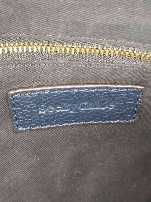 シーバイクロエ SEE BY CHLOE スエード切替 レザーショルダーバッグ レディース