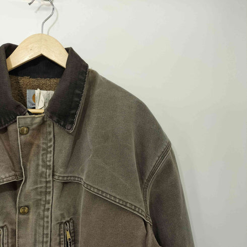 カーハート Carhartt 80-90s USA製 横タグ Ranch Barn Style Jacket ランチ バーン スタイル ジャケット ダック地 メンズ import:XL