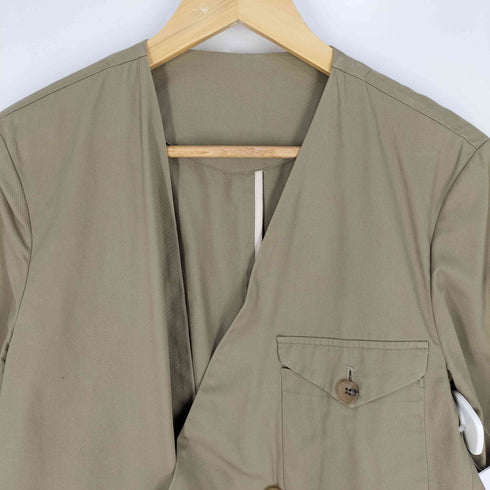 ビームスプラス BEAMS+ TUBE 別注 ノーカラー ダブルブレストジャケット メンズ JPN:M