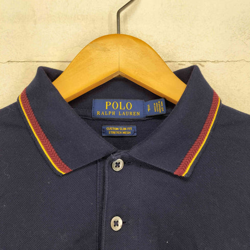 ポロラルフローレン POLO RALPH LAUREN ポニー刺繍 ロングスリーブポロシャツ メンズ import:S