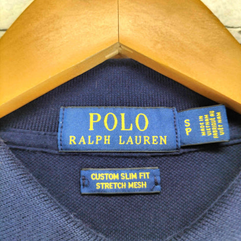 ポロラルフローレン POLO RALPH LAUREN ポニー刺繍 ロングスリーブポロシャツ メンズ import:S