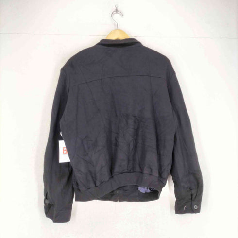 ST.CROIX 裏地総柄ジップアップ襟付きウールジャケット メンズ import:M