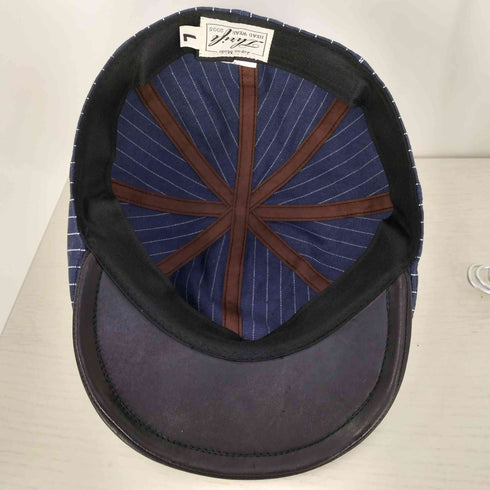 THRIFT ピンストライプ ワークキャップ ハンチング メンズ L