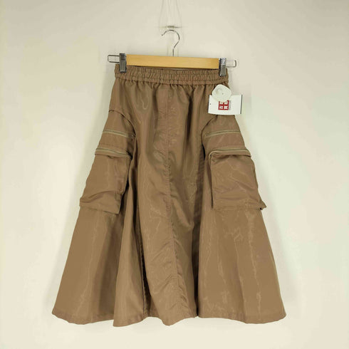 ダブルスタンダードクロージング DOUBLE STANDARD CLOTHING ESSENTIAL シャイニータフタフレアスカート レディース JPN:36