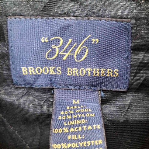 ブルックスブラザーズ 346 BROOKS BROTHERS ウールジップアップコート メンズ import:M