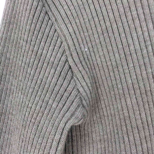 ミッシェルクラン MICHEL KLEIN HOMME ウール100% ボーダー ジップニット メンズ 46F