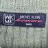 ミッシェルクラン MICHEL KLEIN HOMME ウール100% ボーダー ジップニット メンズ 46F