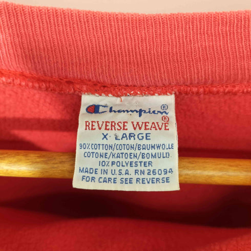 チャンピオン Champion 90s USA製 刺繍タグ 目あり REVERSE WEAVE リバースウィーブ スウェット メンズ import:XL