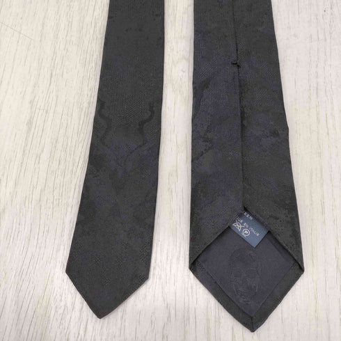 アレキサンダーマックイーン Alexander McQueen イタリア製 ジャガードシルクネクタイ メンズ