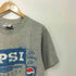 ペプシコーラ PEPSI COLA 90s USA製 袖/裾シングル クルーネック Tシャツ メンズ S/M