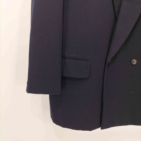 コムデギャルソンオム COMME des GARCONS HOMME 80s 川久保期 ダブルブレスト ピークドラペル テーラードジャケット メンズ JPN:S