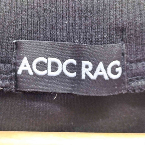 ACDC RAG 渦雷 ジャケット 刺繍ロゴ スナップボタン レディース