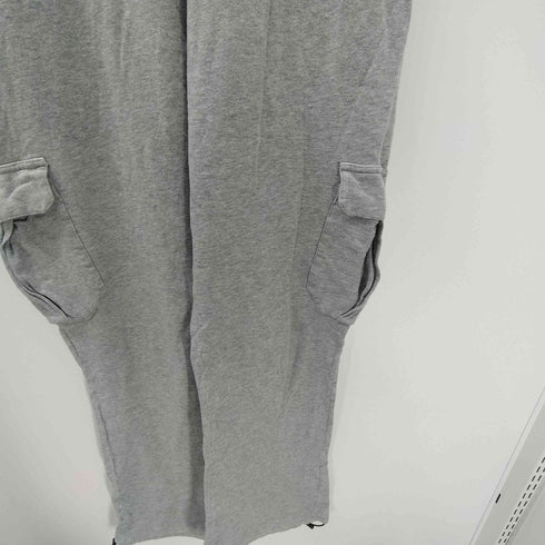 アディダス adidas 00S 03AW 万国旗タグ スウェット イージー フレア カーゴ パンツ 裾ドローコード Y2K メンズ L