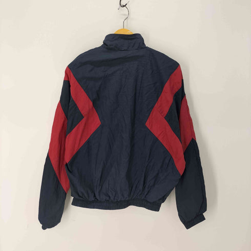 リーボック Reebok 刺繍ロゴ バイカラー ナイロンジャケット メンズ import:M