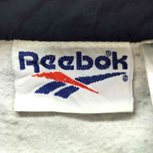 リーボック Reebok 刺繍ロゴ バイカラー ナイロンジャケット メンズ import:M