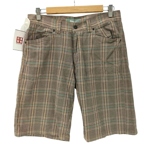 ステューシー Stussy 00S 紺タグ OLD チェック ハーフ パンツ ショーツ メンズ 34