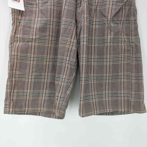 ステューシー Stussy 00S 紺タグ OLD チェック ハーフ パンツ ショーツ メンズ 34