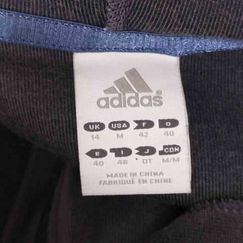 アディダス adidas パイピング ベロア ジップアップパーカー レディース import:M