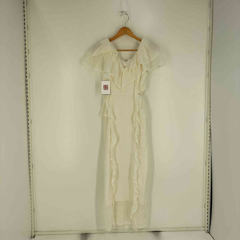 リリーブラウン Lily Brown ストレッチレースラッフルワンピース レディース JPN:0