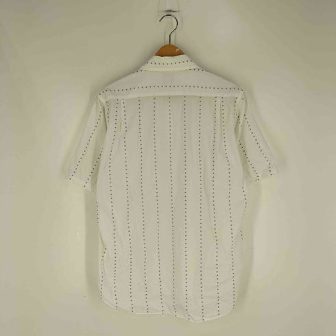 アベイシングエイプ A BATHING APE 90S 初期 ユニオンジャックタグ 星ストライプ 半袖シャツ メンズ import:L