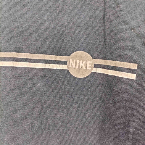 ナイキ NIKE 90-2000S USA製 白タグ ロゴ クルーネックTシャツ メンズ import:S