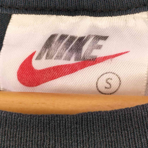 ナイキ NIKE 90-2000S USA製 白タグ ロゴ クルーネックTシャツ メンズ import:S