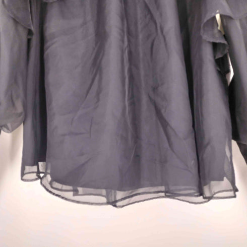 リリーブラウン Lily Brown オーガンザラッフルフリルボウブラウス レディース ONE SIZE