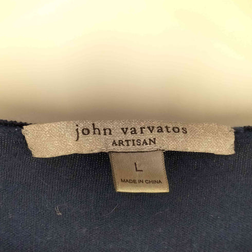 ジョンバルバトス JOHN VARVATOS PETE SILK CASHMERE CREWNECK メンズ import:L