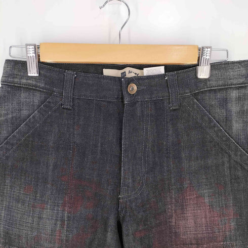 ギャップ Gap 90-2000S OLD ARMY ペイント加工 ベイカーデニムパンツ メンズ 31×32