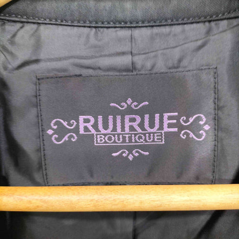 ルイルエブティック RUIRUE BOUTIQUE ベルテッド チェスターコート レディース JPN:L