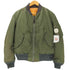 アルファインダストリーズ ALPHA INDUSTRIES 70-80S USA製 MA-1 フライト ジャケット EMAR ジップ メンズ import:M