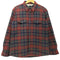 ランズエンド LANDS END 00s 裏ボア チェック シャツジャケット ネル メンズ import:M