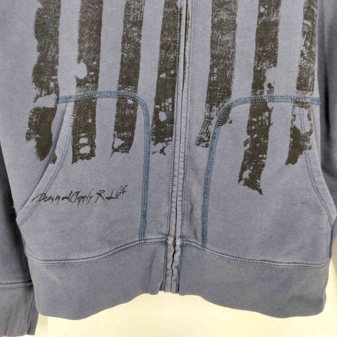 デニムアンドサプライラルフローレン DENIM&SUPPLY RALPH LAUREN 90-00s 星条旗 ジップアップフーディー メンズ import:L