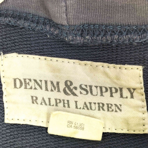 デニムアンドサプライラルフローレン DENIM&SUPPLY RALPH LAUREN 90-00s 星条旗 ジップアップフーディー メンズ import:L