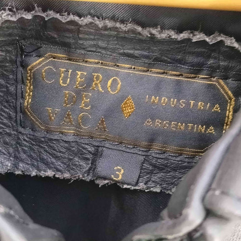 CUERO DE VACA ボックス レザーブルゾン メンズ JPN:3