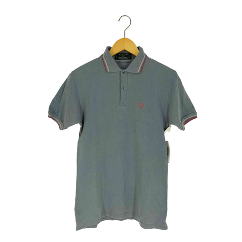 フレッドペリー FRED PERRY 90S 英国製 ロゴ刺繍 鹿の子ポロシャツ メンズ UK:38
