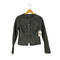 ザラ ZARA ジップデザイン フェイクレザー ノーカラージャケット レディース import:S