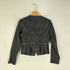 ザラ ZARA ジップデザイン フェイクレザー ノーカラージャケット レディース import:S