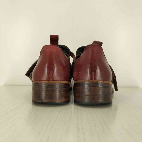 ジページェバイジャンポールゴルチエ JPG by GAULTIER スクエアトゥ ダブルベルクロ レザーシューズ メンズ JPN:26