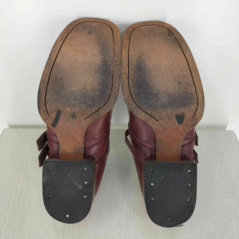 ジページェバイジャンポールゴルチエ JPG by GAULTIER スクエアトゥ ダブルベルクロ レザーシューズ メンズ JPN:26