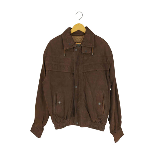 CULTURE cuero legítimo 裏地キルティング リアルスエードブルゾン メンズ import:S