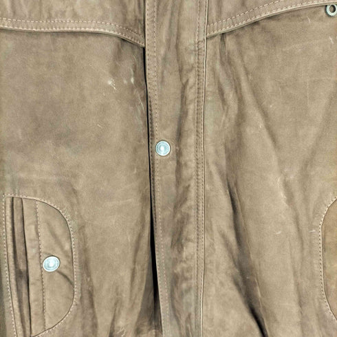 CULTURE cuero legítimo 裏地キルティング リアルスエードブルゾン メンズ import:S