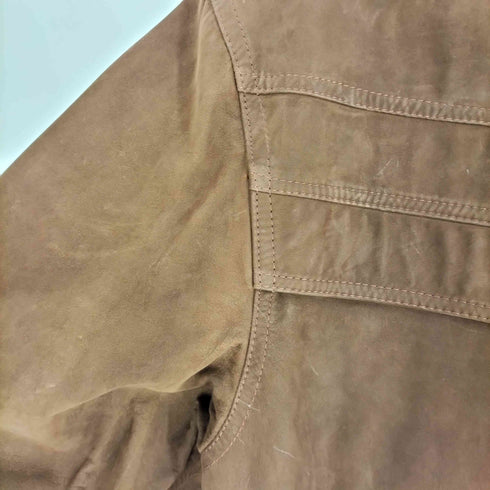 CULTURE cuero legítimo 裏地キルティング リアルスエードブルゾン メンズ import:S