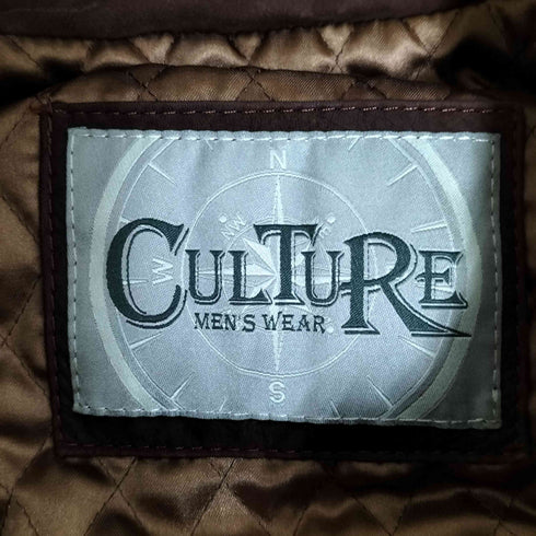 CULTURE cuero legítimo 裏地キルティング リアルスエードブルゾン メンズ import:S