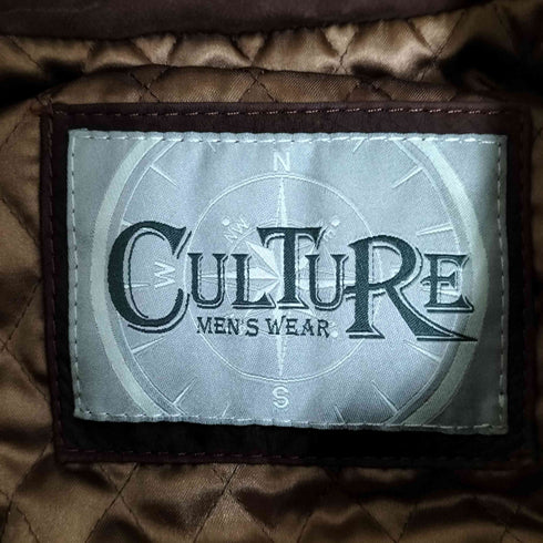 CULTURE cuero legítimo 裏地キルティング リアルスエードブルゾン メンズ import:S