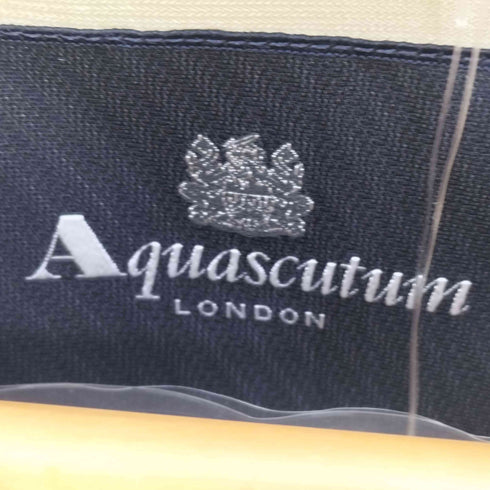 アクアスキュータム AQUASCUTUM チェック切替 フーデッド レインコート レディース LL