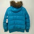 ユニクロ UNIQLO 00s OLD Y2K archive ファーフード プレミアム ダウジャケット 光沢 メンズ JPN:S