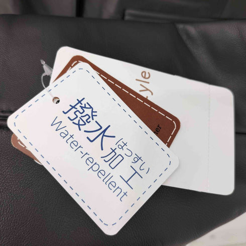 ラムレザー ノーカラー コート レディース JPN:S