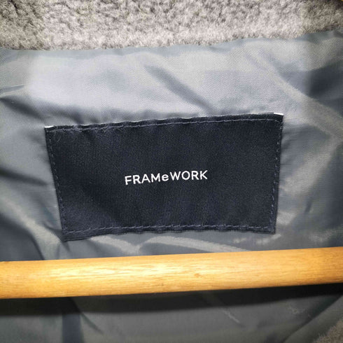 フレームワーク FRAMeWORK 23AW ウール混 ボア スタンド ブルゾン レディース JPN:38